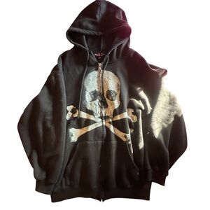 Dolls Kill Trick N’ Treatz Deadly Doom Zip-Up Hoodie